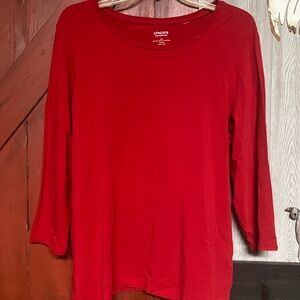 Chico's Vibrant Red Blouse